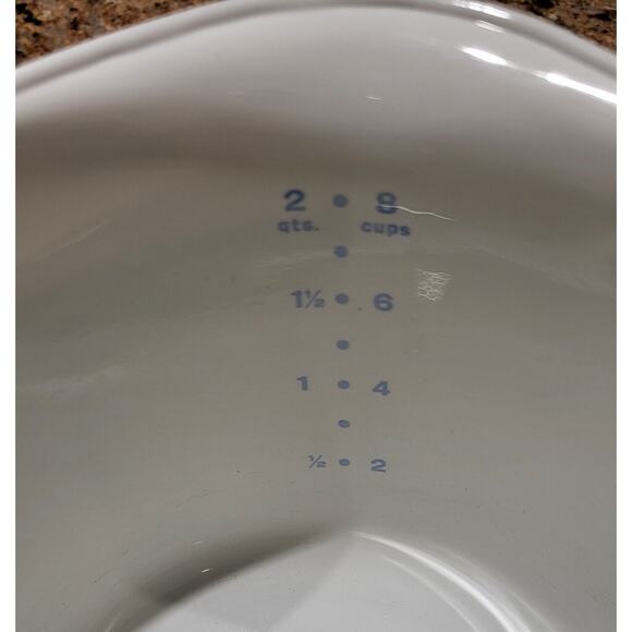 Vintage Corning Ware Blue Cornflower 2 Qt Sauce Maker with Handle Rare Discont. - Picture 3 of 16